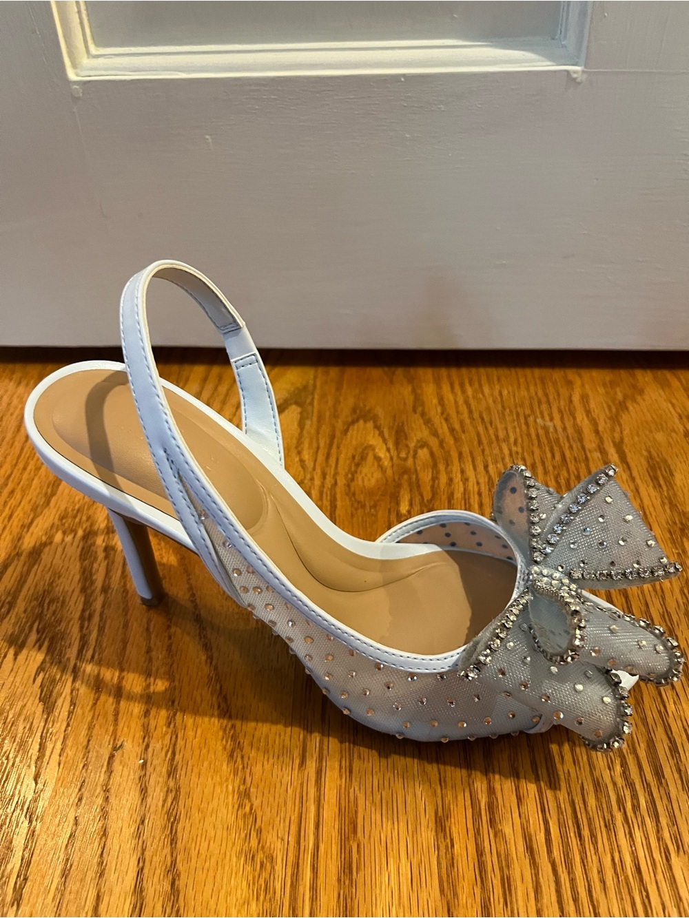 INC International Concepts Women’s Embellished Mesh High Heel Sandals - Picture 3 of 9
